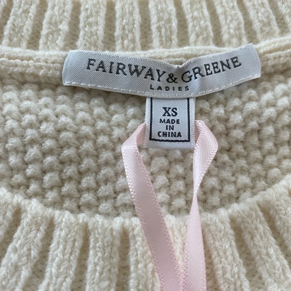 NWT Fairway & Greene Merino wool sweater size XS
